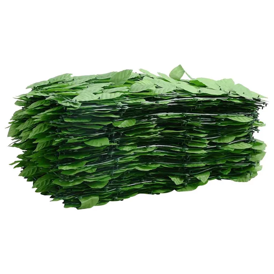 Écran de balcon avec feuilles vert 600x75 cm - 3