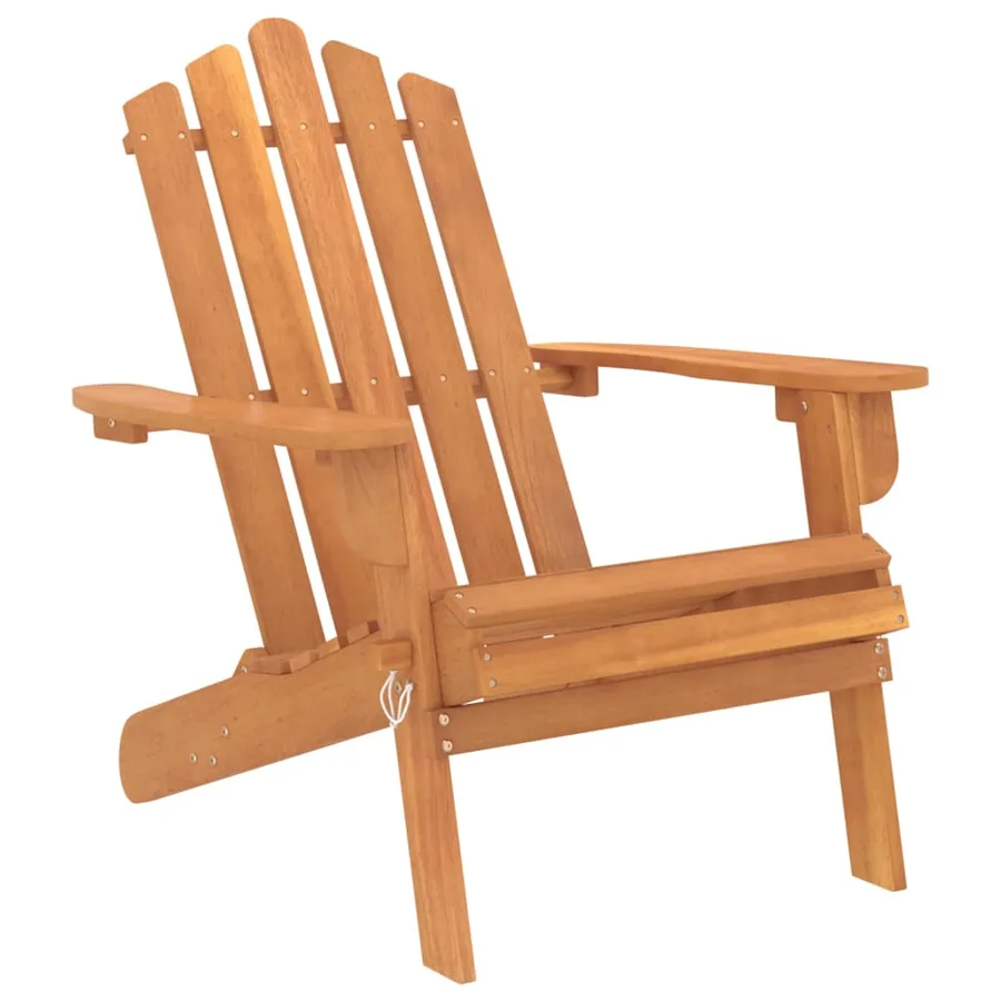 Ensemble de salon de jardin Adirondack 3 pcs bois acacia solide - 4