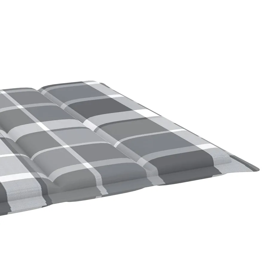 Chaise longue pliable avec coussin Bois d'acacia solide - 18
