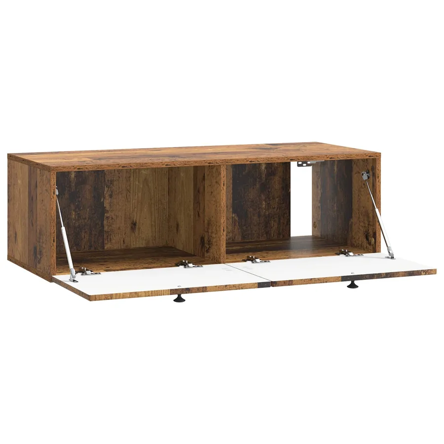 Meuble TV mural Bois ancien 99 x 41 x 30 cm Bois d'ingénierie - 5