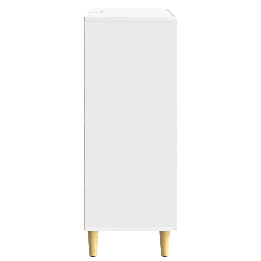 Buffet Blanc brillant 33 x 34,5 x 90 cm Bois d'ingénierie - 6