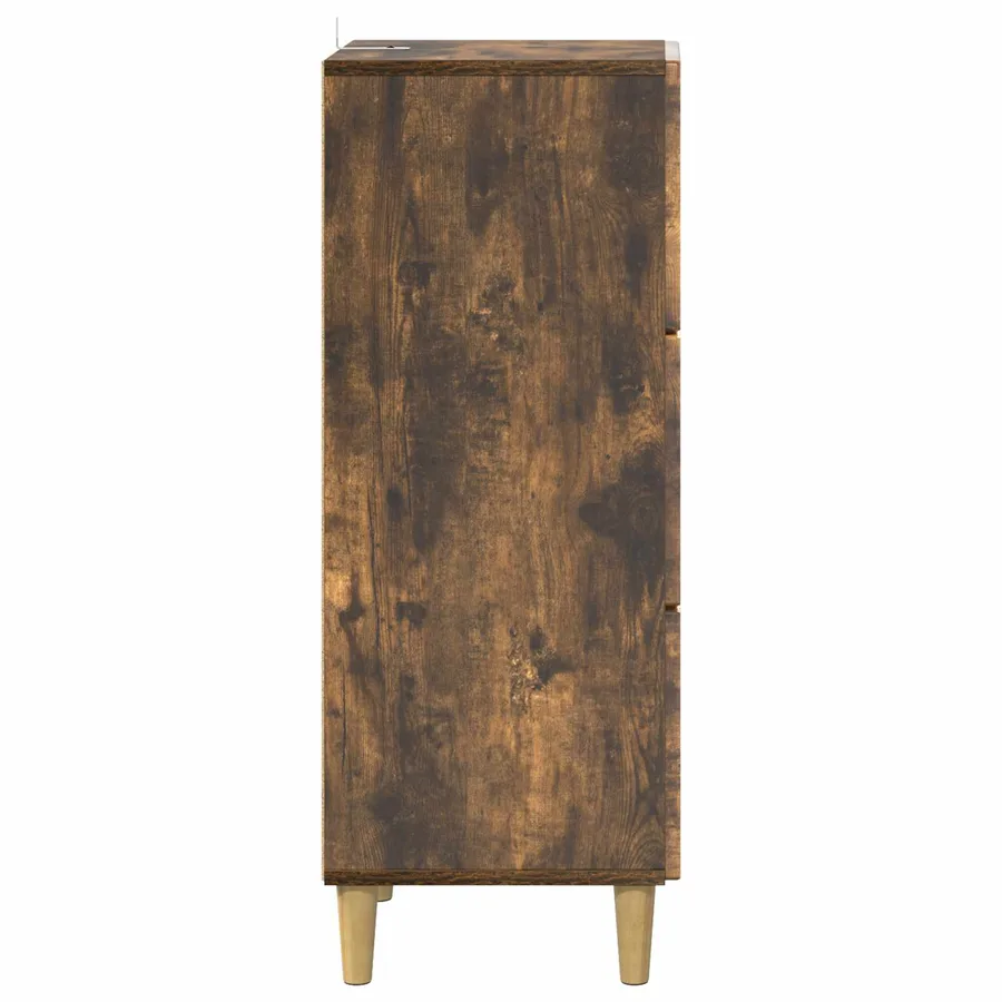 Armoire à tiroirs Chêne fumé 33 x 34,5 x 90 cm - 7