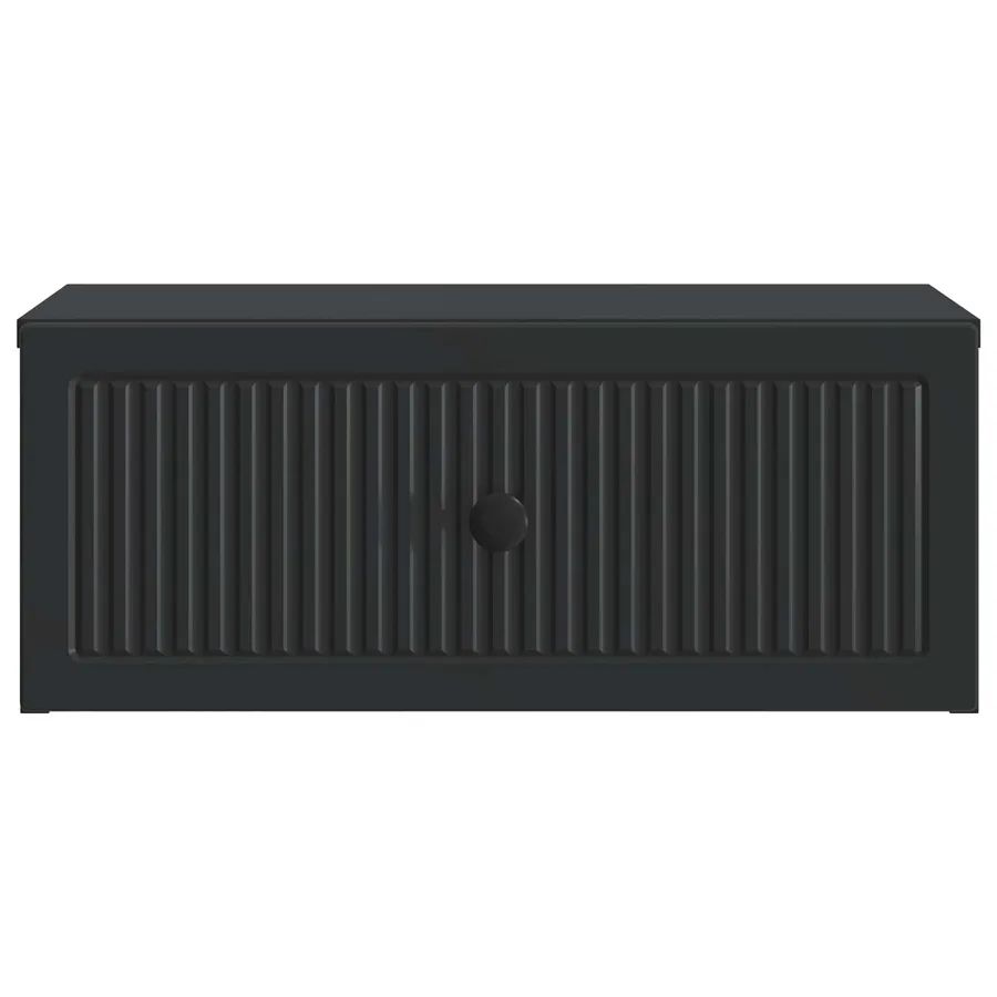 Cabinet de chevet avec tiroir 2 pcs Noir 49 x 34,5 x 20 cm - 7