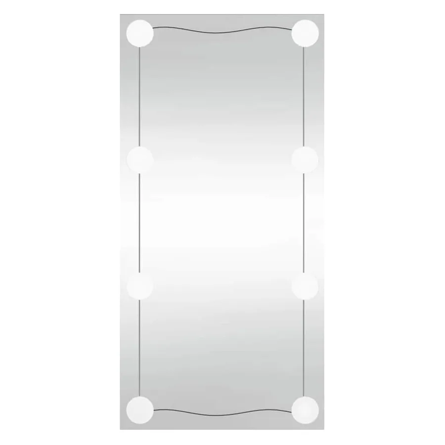 Miroir mural avec lumières LED 30x60 cm verre rectangulaire - 2