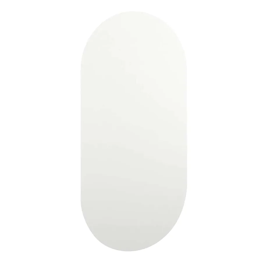 Miroir avec éclairage LED 80x40 cm Verre Ovale - 4
