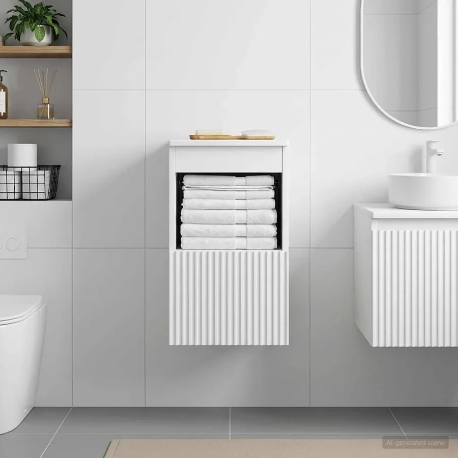 Armoire de salle de bain Blanc 30 x 44,5 x 50 cm