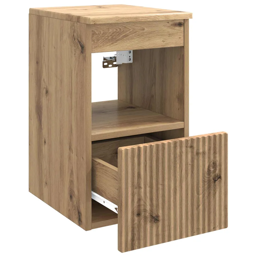 Armoire de salle de bain Chêne artisanal 30 x 35 x 50 cm - 5