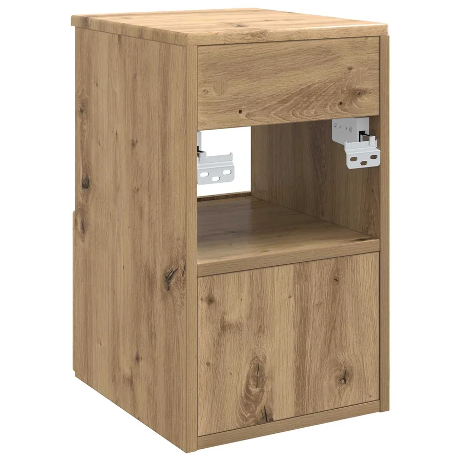 Armoire de salle de bain Chêne artisanal 30 x 35 x 50 cm - 7