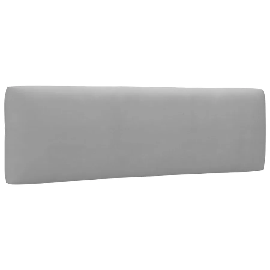Canapé d'angle palette de jardin Gris Bois de pin imprégné - 6