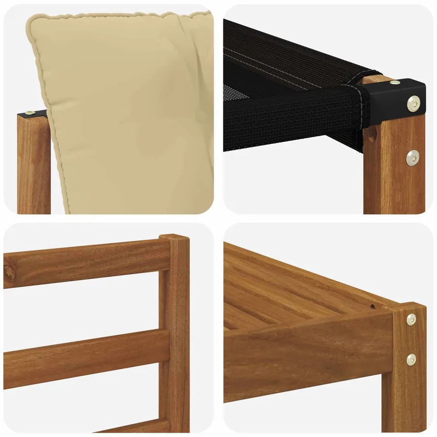 Ensemble de canapés d'extérieur 7 pcs Naturel et Beige - 7