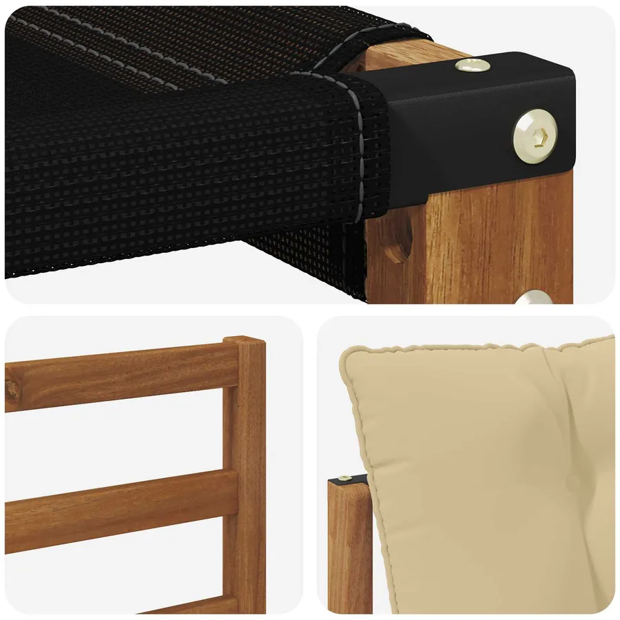 Ensemble de canapés d'extérieur 7 pcs Naturel et Beige - 7