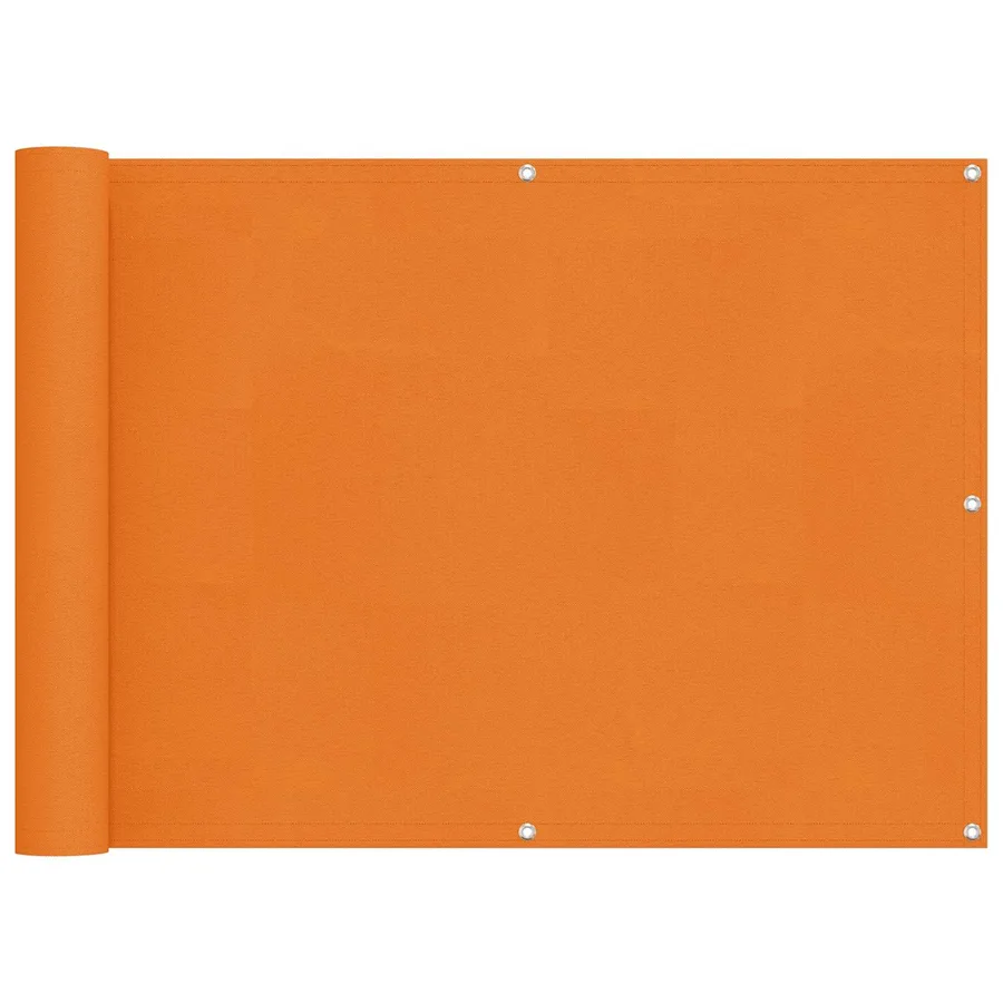 Écran de balcon Orange 75 x 200 cm Oxford alu enduit de PU - 2
