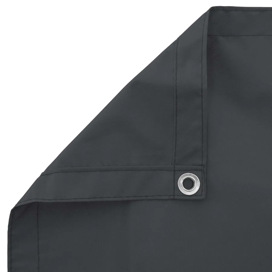 Écran de balcon Noir 75 x 200 cm Oxford alu enduit de PU - 4