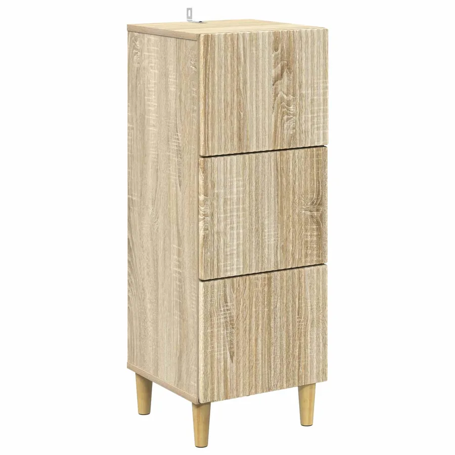 Armoire à tiroirs Chêne Sonoma 33 x 34,5 x 90 cm - 2