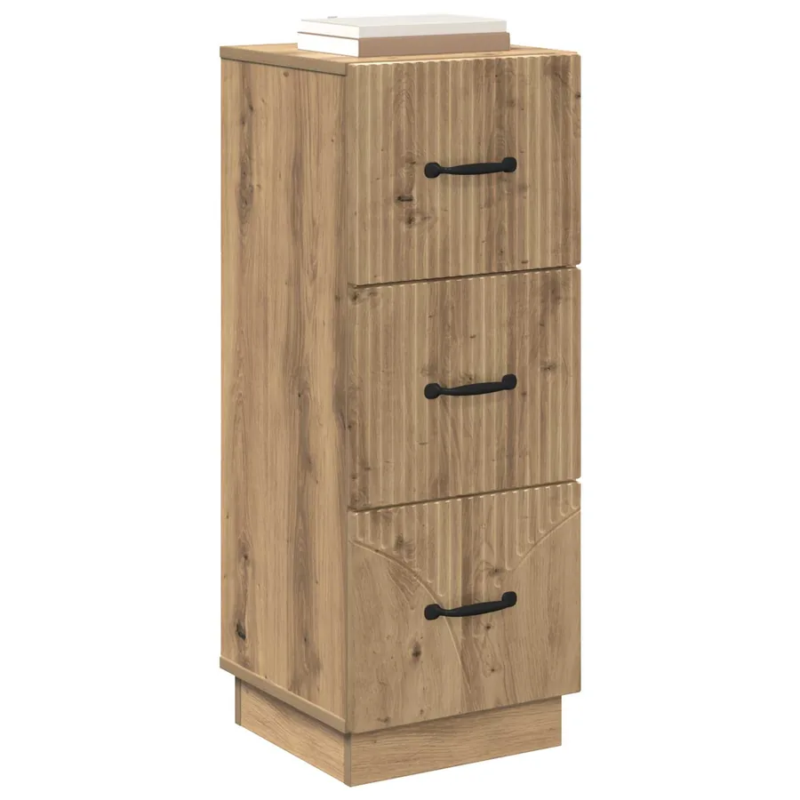 Armoire à tiroirs 33 x 34,5 x 87 cm Bois d'ingénierie - 3