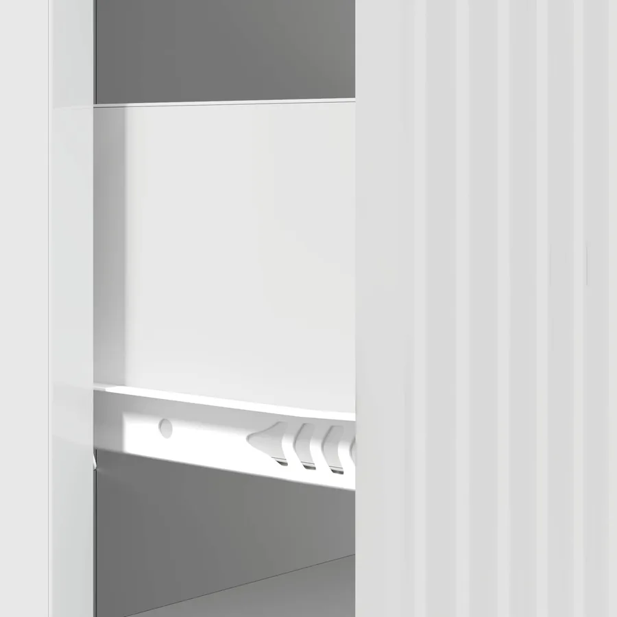 Armoire à tiroirs Blanc brillant 33 x 34,5 x 87 cm - 8