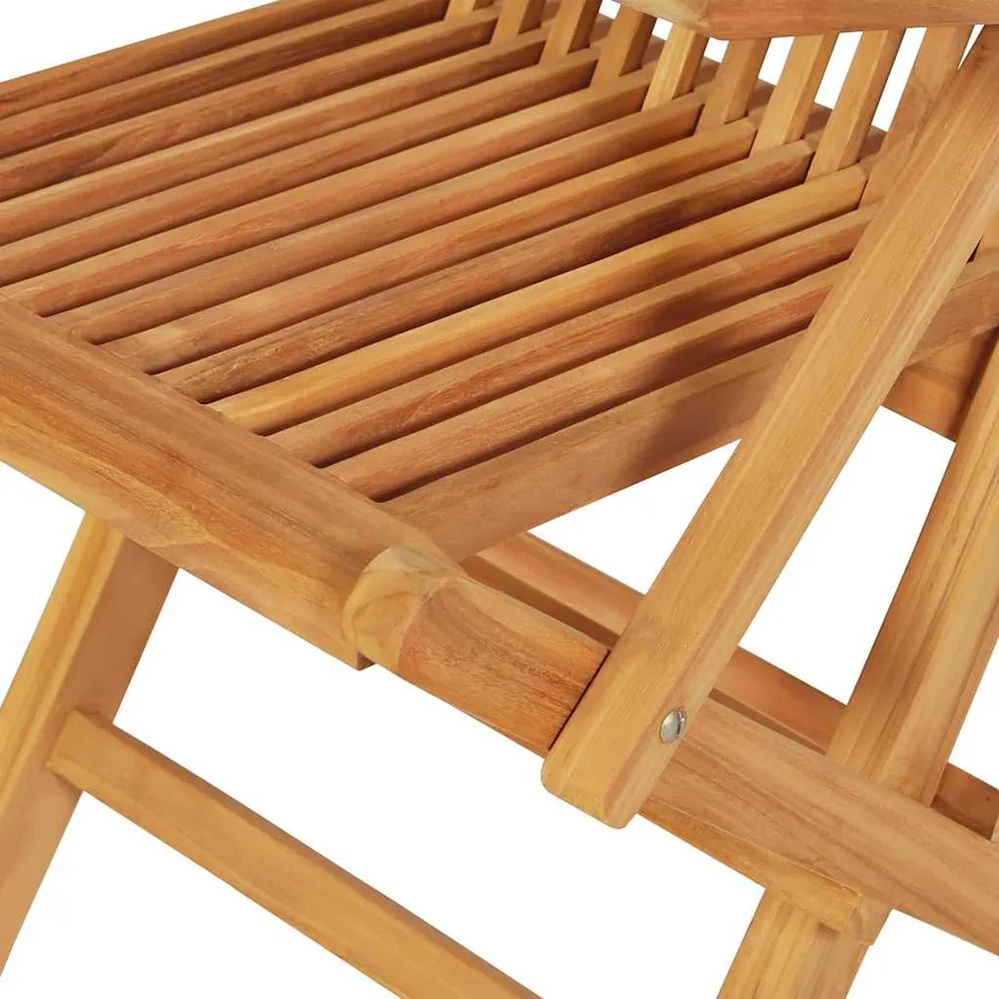 Salon de jardin 7 pcs Bois de teck massif - 12