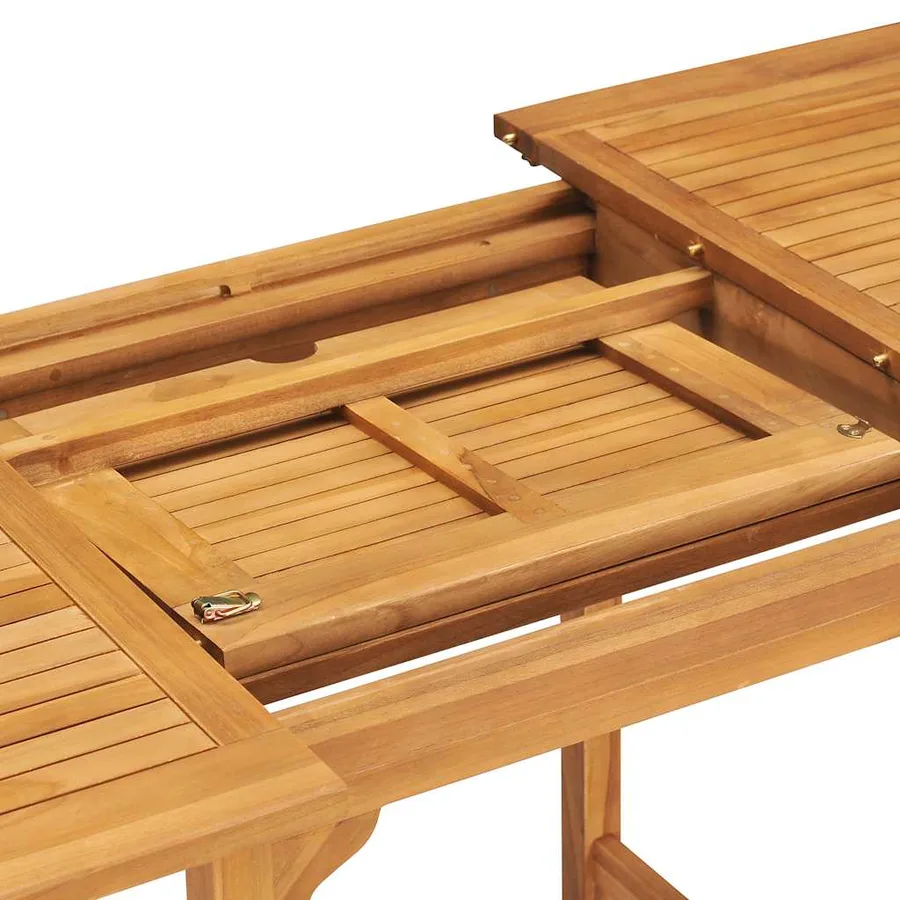 Salon de jardin 7 pcs Bois de teck massif - 8