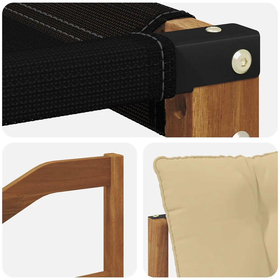 Ensemble de canapés d'extérieur 10 pcs Naturel et Beige - 7