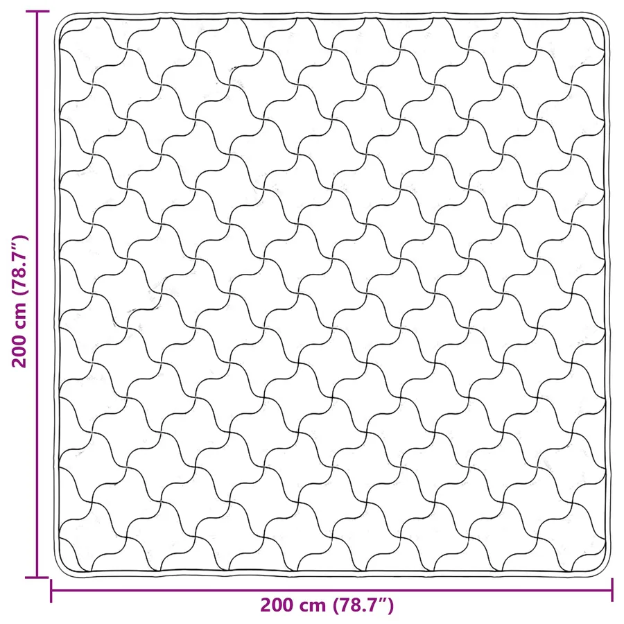 Duvet d'hiver Noir 200 x 200 cm Microfibre et polaire Teddy - 10