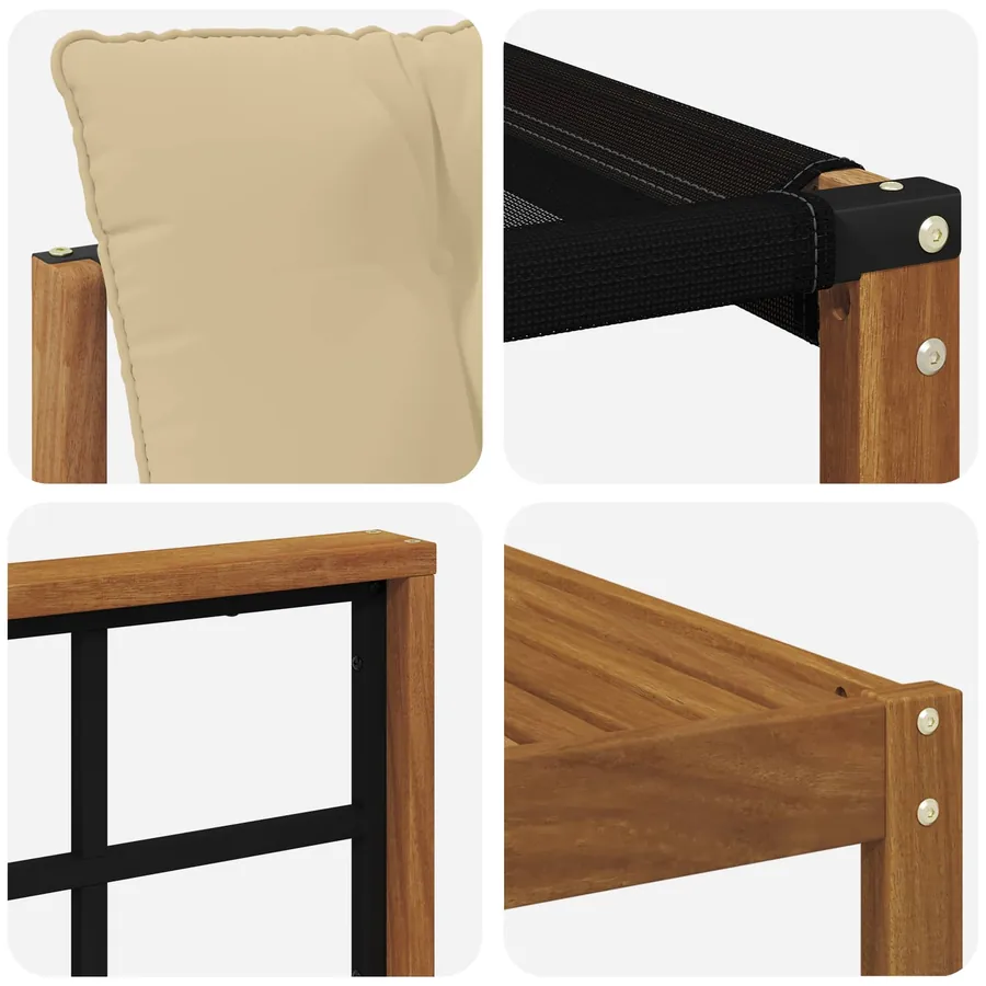 Ensemble de canapés d'extérieur 9 pcs Naturel et Beige - 9