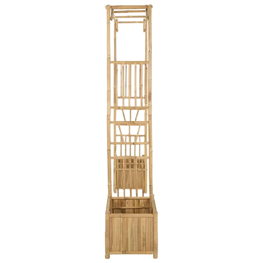 Arche de jardin Naturel 177 x 40 x 205 cm Bambou - 4