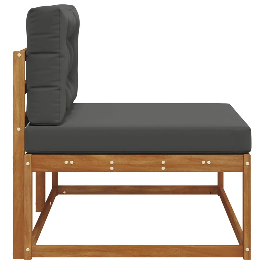 Canapé d'extérieur extrémité Naturel 115 x 83 x 73 cm - 5