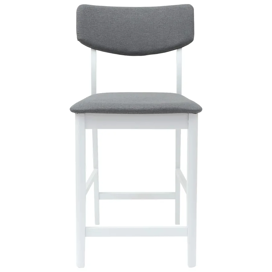 Chaises de salle à manger 2 pcs Blanc 48 x 49 x 95 cm - 5
