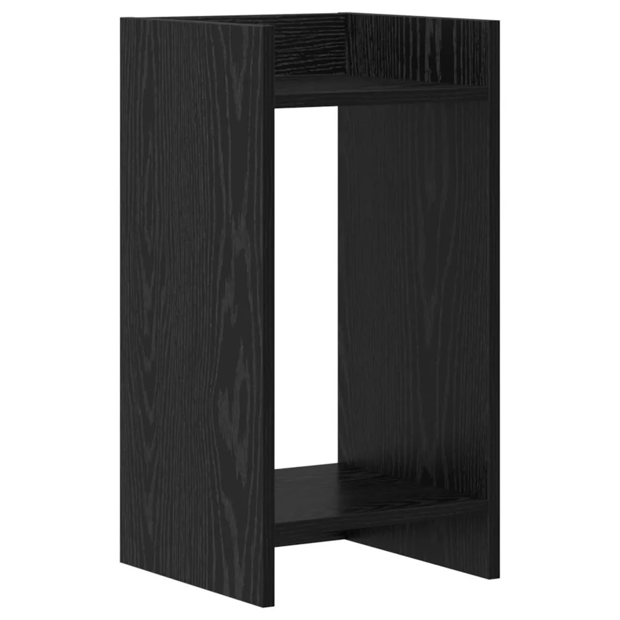 Support de Plante Chêne Noir 30 x 30 x 60 cm Bois d’ingénierie - 5