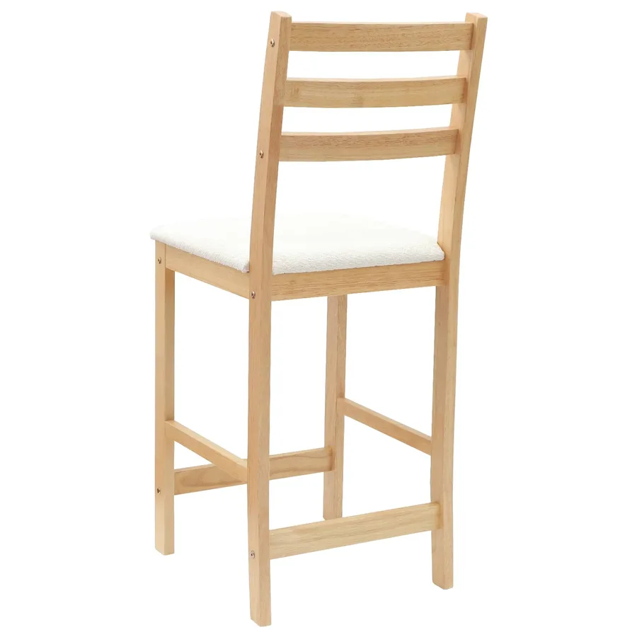 Chaises de salle à manger 2 pcs Naturel 40 x 47,5 x 99,5 cm - 7