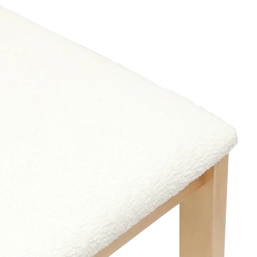 Chaises de salle à manger 2 pcs Naturel 40 x 47,5 x 99,5 cm - 9