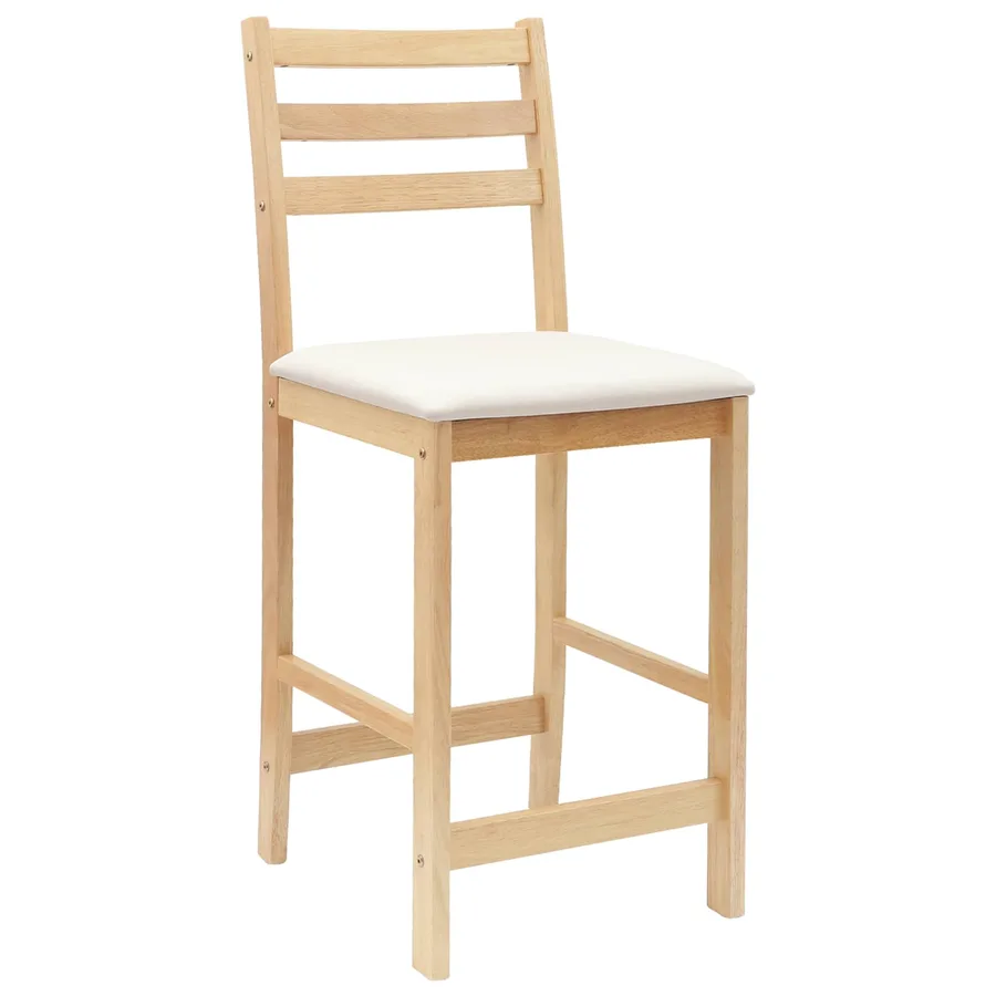 Chaises de salle à manger 2 pcs Naturel 40 x 47,5 x 99,5 cm - 4
