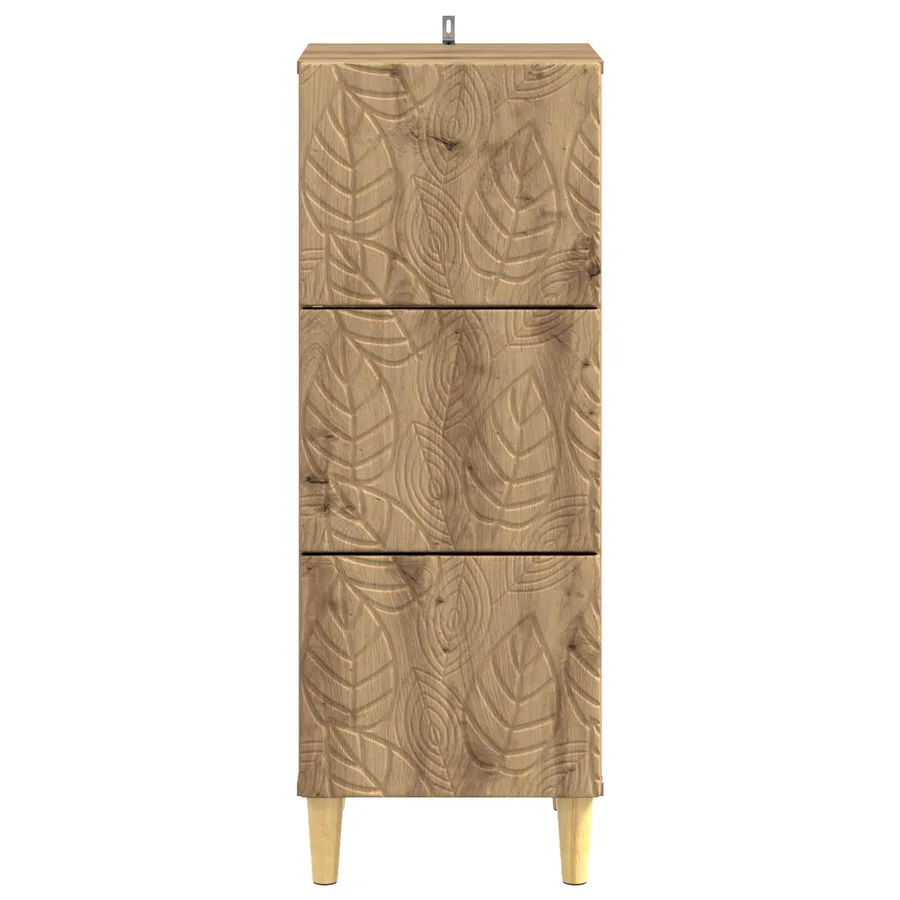 Armoire à tiroirs 33 x 34,5 x 90 cm Bois d'ingénierie - 5