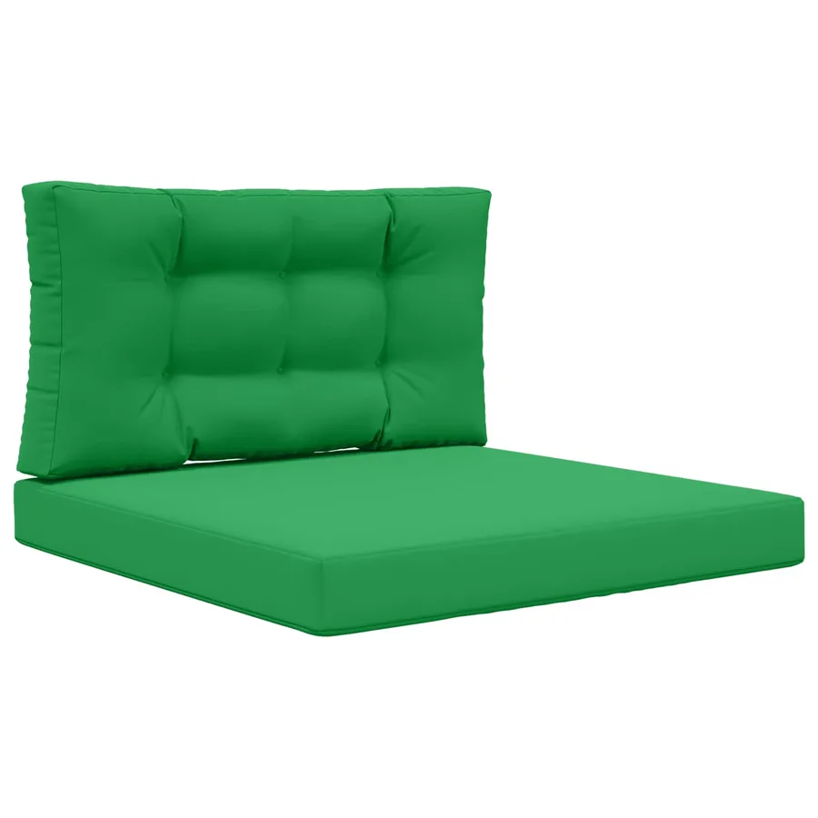 Coussin de canapé d'extérieur 2 pcs Vert Polyester - 2