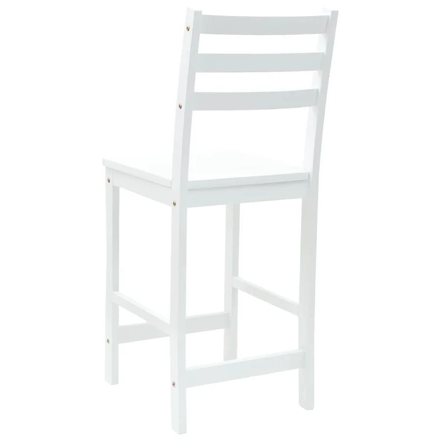 Chaises de salle à manger 2 pcs Blanc 40 x 47,5 x 99,5 cm - 7