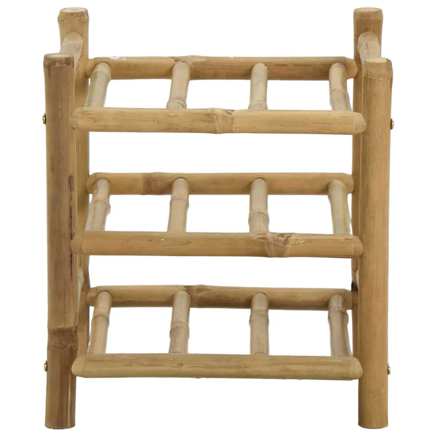 Étagère à vin Naturel 32,5 x 29,5 x 36 cm Bambou - 3