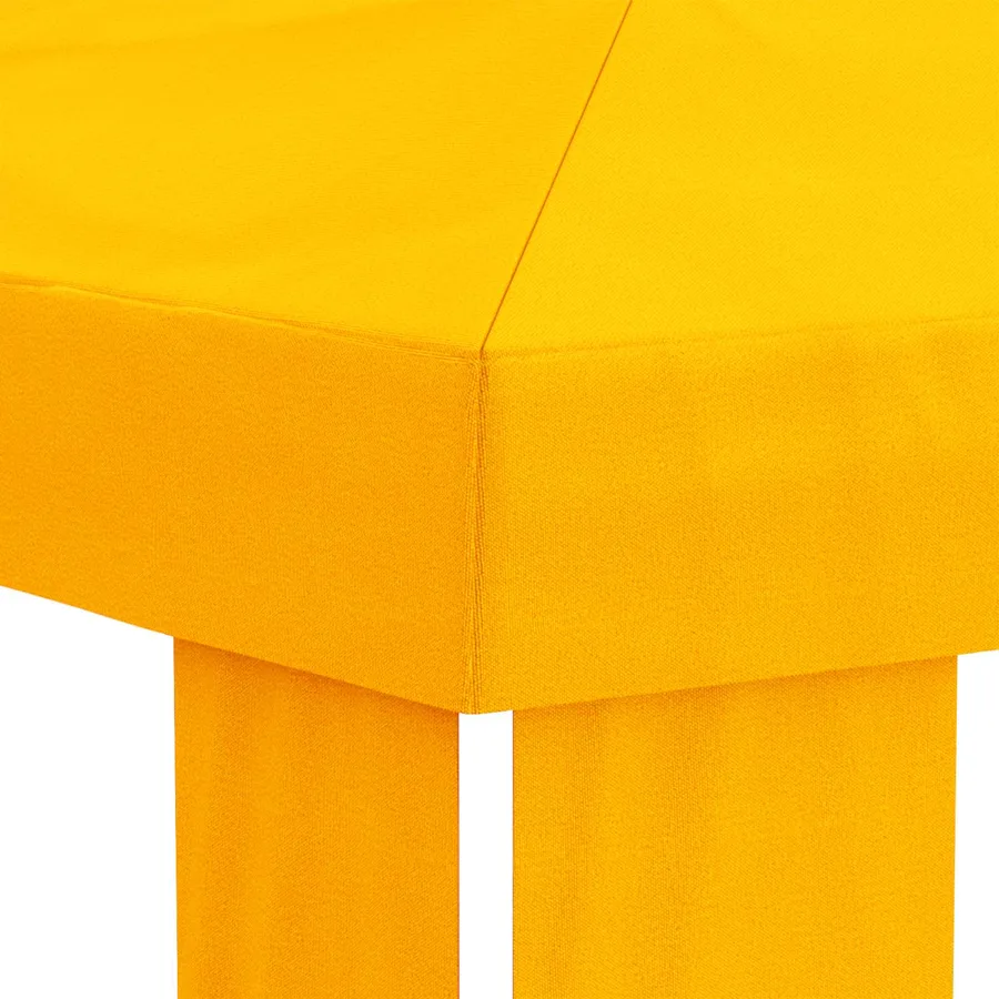 Housse de Gazebo 6 x 3 m Jaune Polyester 190 gsm - 5