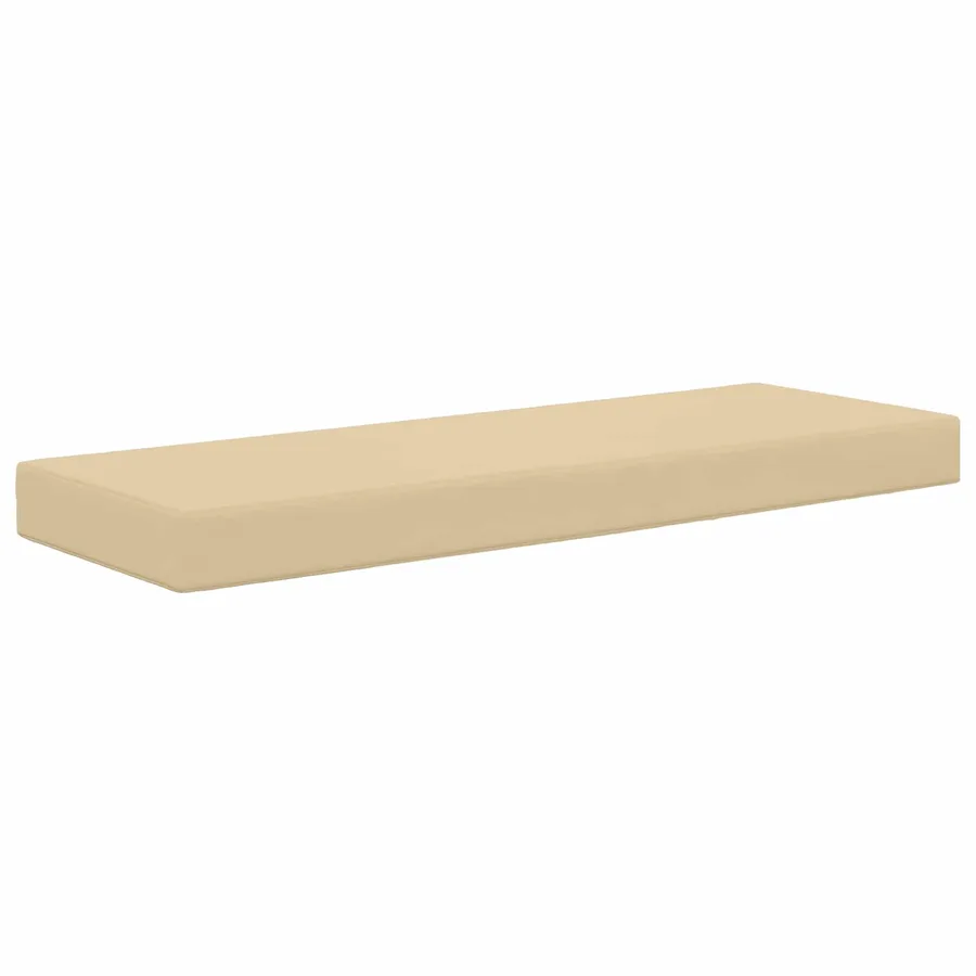 Coussin de Siège d'Extérieur Beige 115 x 40 x 8 cm - 2