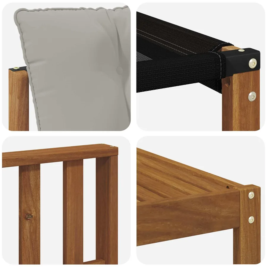 Ensemble de canapés d'extérieur 7 pcs Gris Naturel et Clair - 11