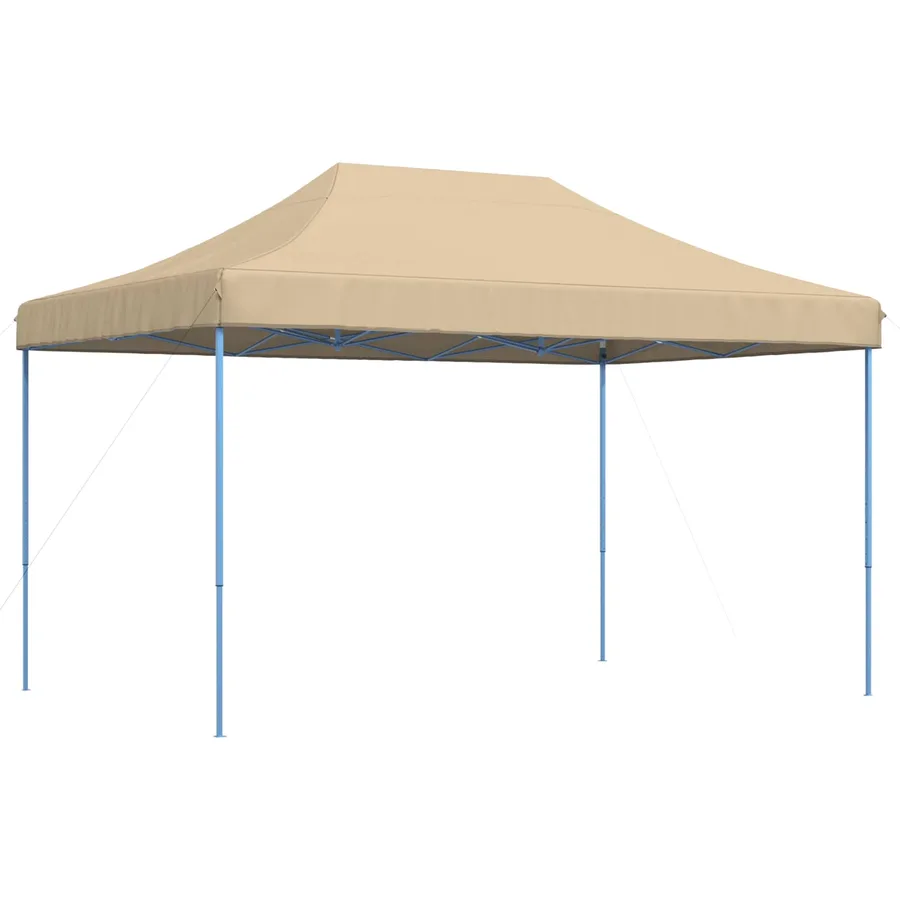 Tente de fête Beige 292 x 440 x 315 cm Tissu Oxford - 6
