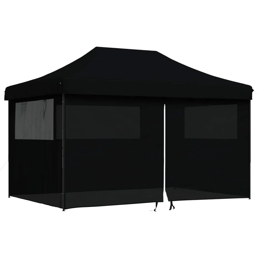 Tente de fête Noir 292 x 440 x 315 cm Tissu Oxford - 2