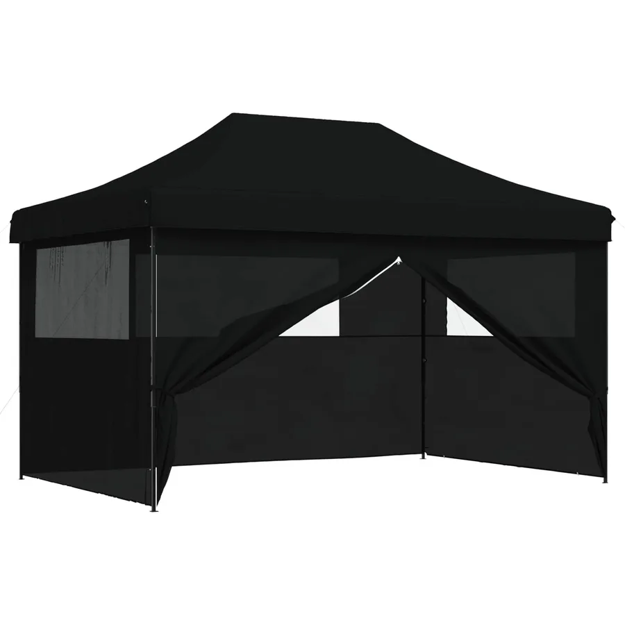 Tente de fête Noir 292 x 440 x 315 cm Tissu Oxford - 3