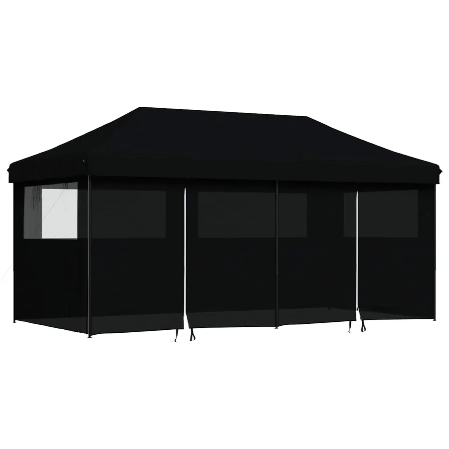 Tente de fête Noir 292 x 580 x 315 cm Tissu Oxford - 3