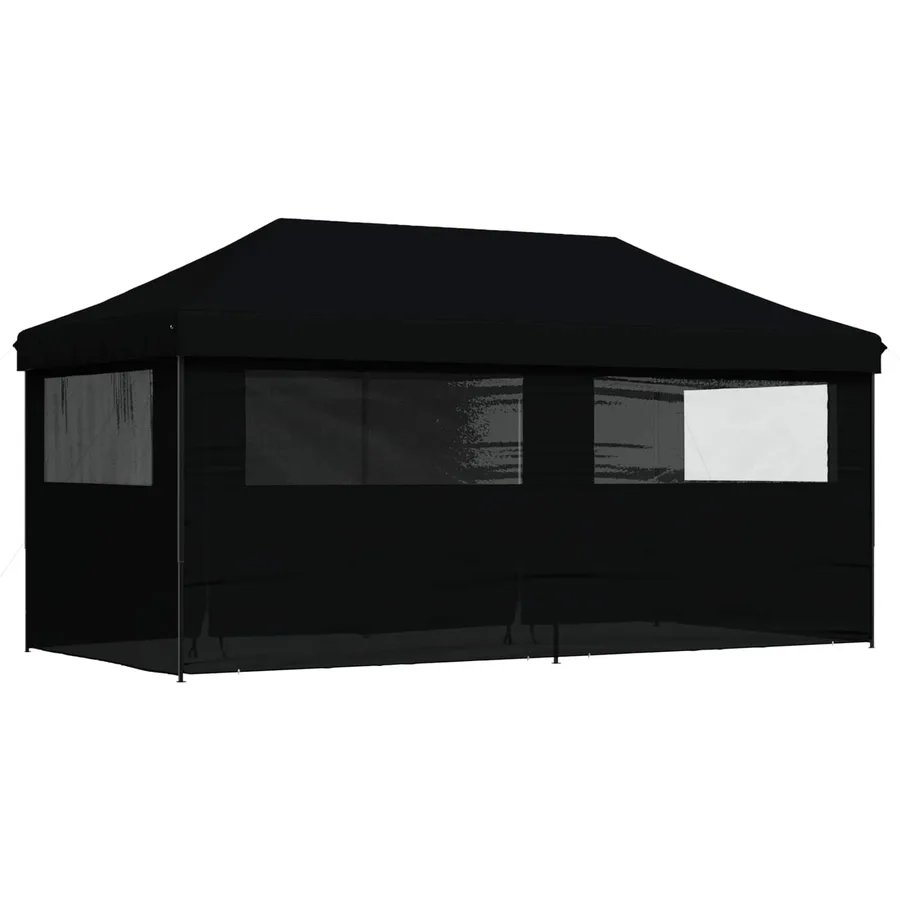 Tente de fête Noir 292 x 580 x 315 cm Tissu Oxford - 7