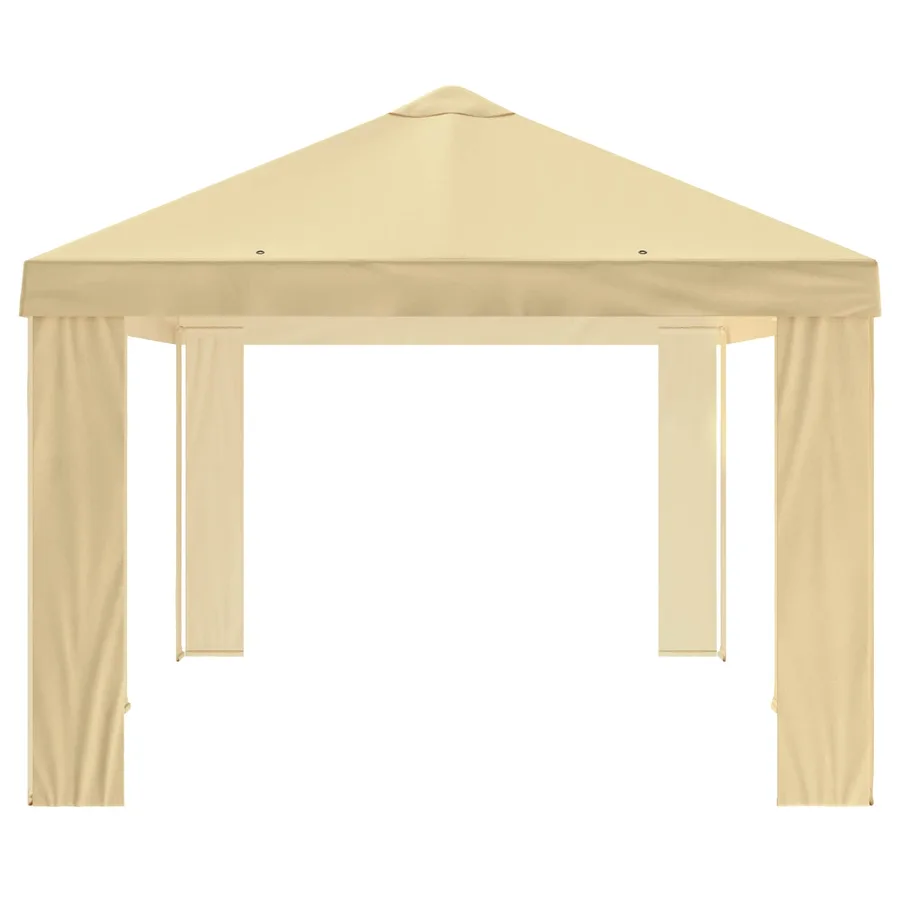 Housse de Gazebo 6 x 3 m Crème Polyester 190 gsm - 4