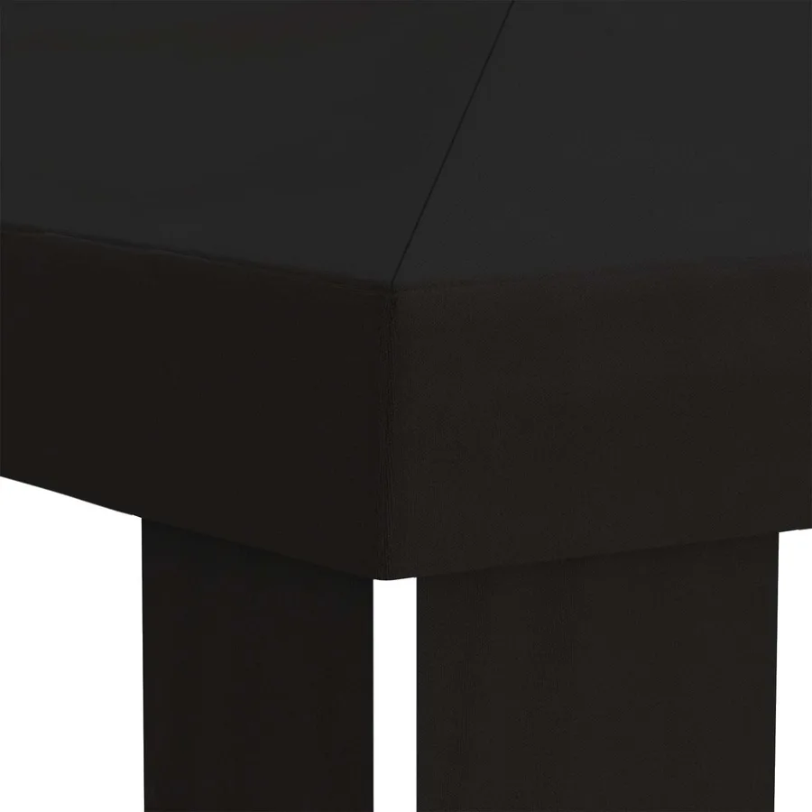 Housse de Gazebo 6 x 3 m Noir Polyester 190 gsm - 5