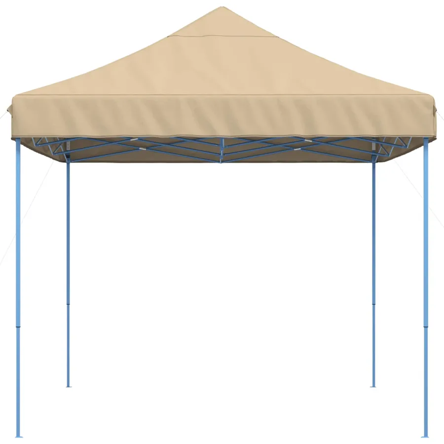 Tente de fête Beige 279 x 410 x 315 cm Tissu Oxford - 5