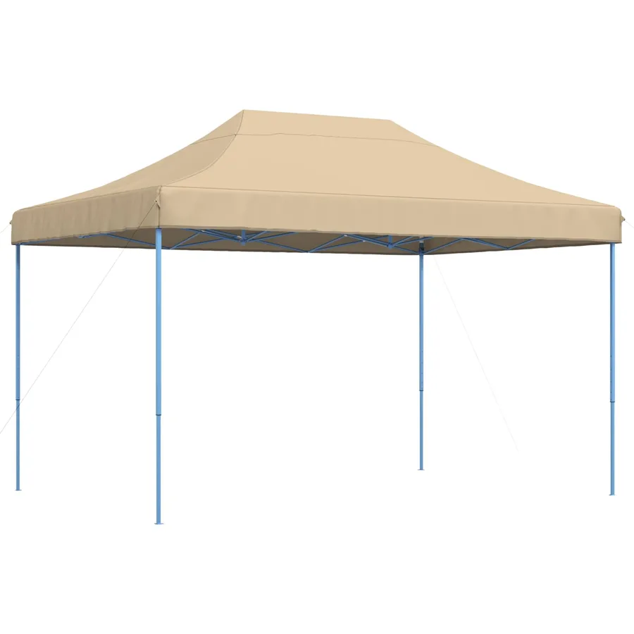 Tente de fête Beige 279 x 410 x 315 cm Tissu Oxford - 6