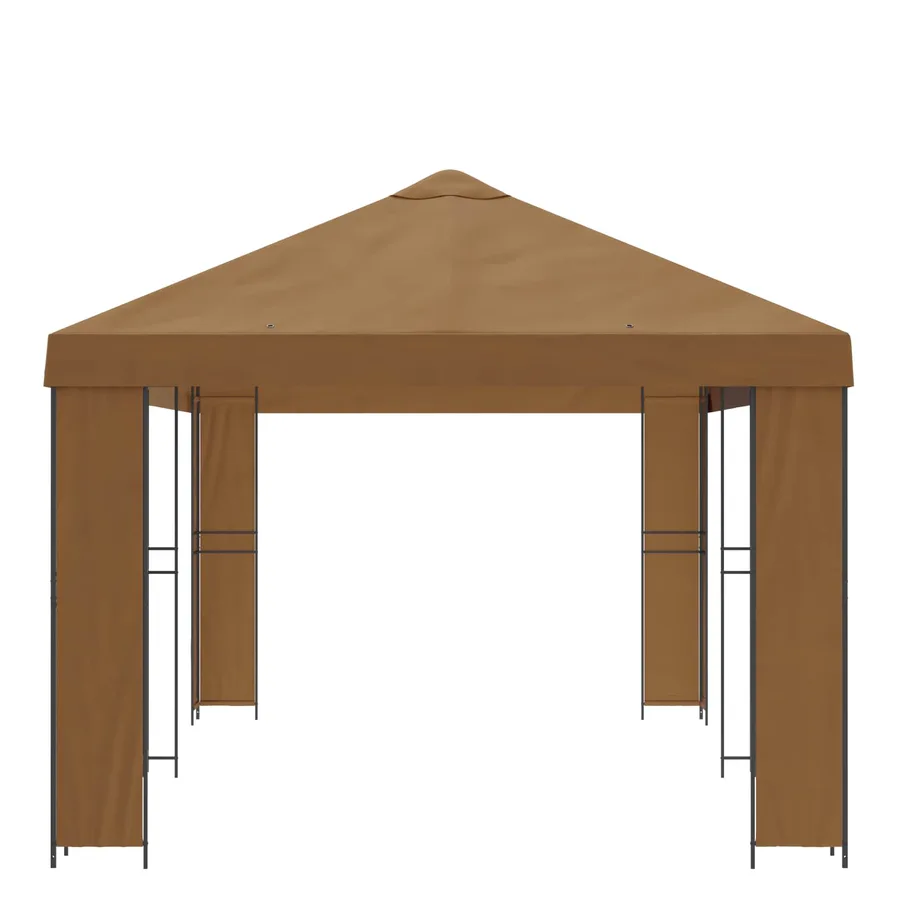 Abri de jardin 6 x 3 m Beige Polyester et Acier 190 - 4