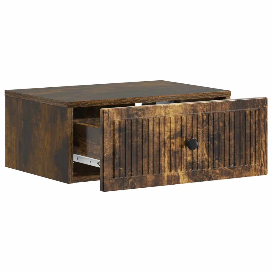 Cabinet de chevet 2 pcs Chêne fumé 49 x 34,5 x 20 cm - 6